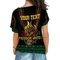 juneteenth-dashiki-personalised-cross-shoulder-shirt-freedom-united-pan-african-flag