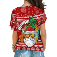 hawaii-christmas-cross-shoulder-shirt-mele-kalikimaka-tropical-santa-lt7