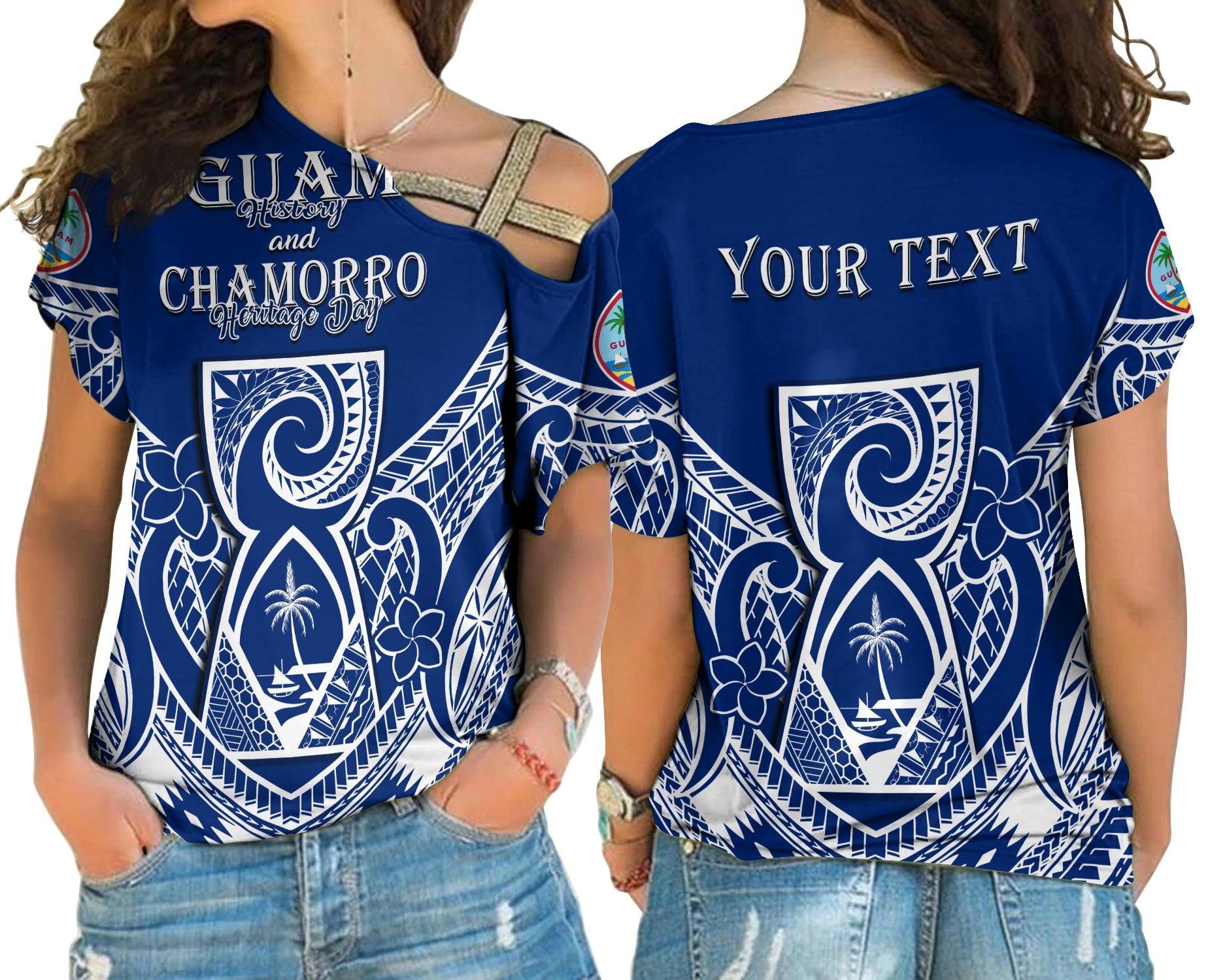 custom-personalised-guam-history-and-chamorro-heritage-day-cross-shoulder-shirt-latte-stone-polynesian
