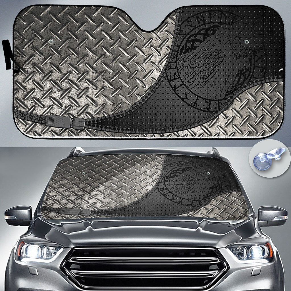 viking-auto-sun-shades-crows-scandinavian-runes-auto-sun-shades