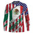 American Flag Mexican Flag Custom UV Long Sleeves Shirts, Personalized Patriotic Fishing Apparel Gifts, Fishing Long Sleeve Shirts - Wonder Print Shop