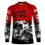 Fish Skeleton Master Baiter Red Custom UV Long Sleeve Fishing Shirts Performance Fishing Shirts, Fishing Long Sleeve Shirts - Wonder Print Shop