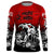 Fish Skeleton Master Baiter Red Custom UV Long Sleeve Fishing Shirts Performance Fishing Shirts, Fishing Long Sleeve Shirts - Wonder Print Shop