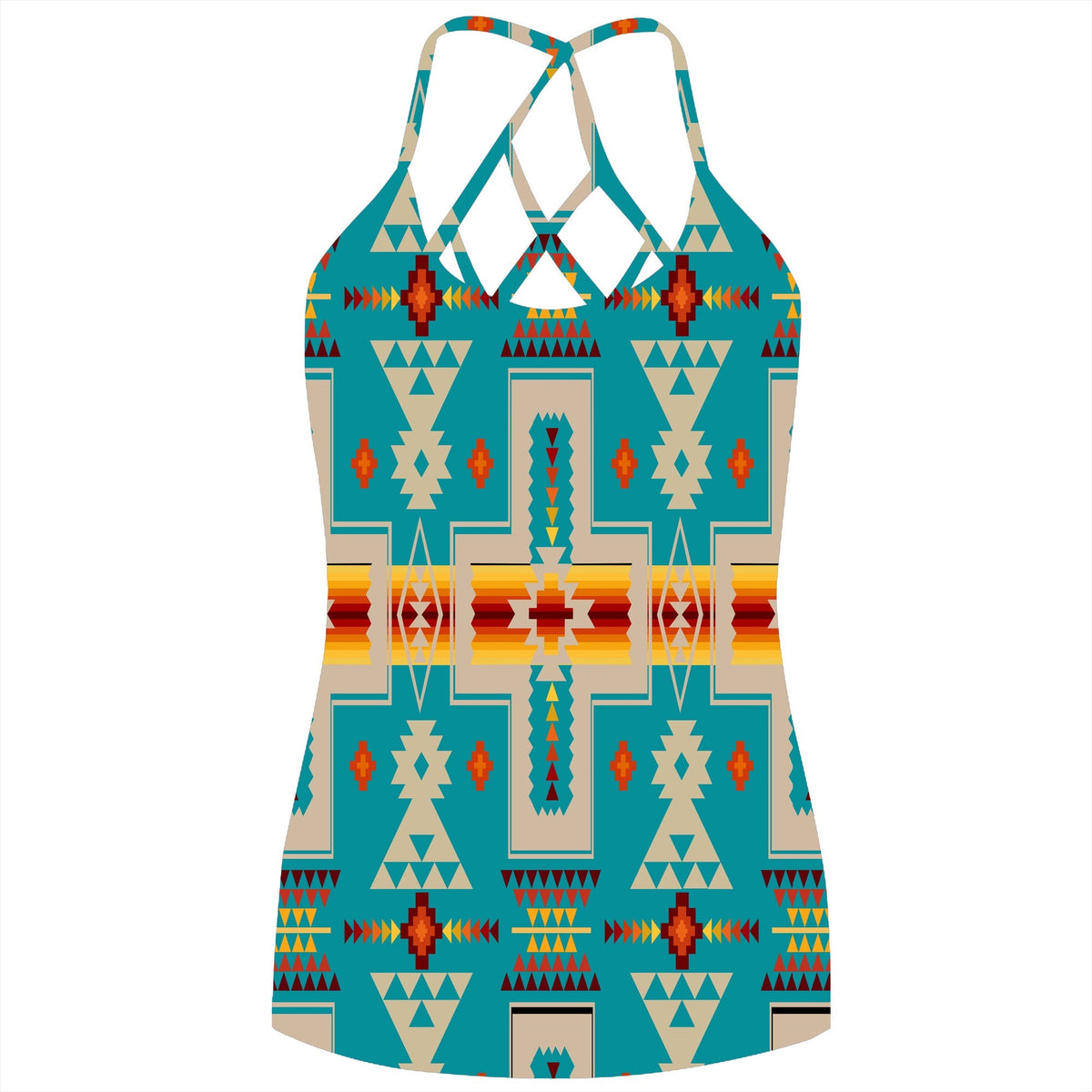 native-american-turquoise-tribe-design-criss-cross