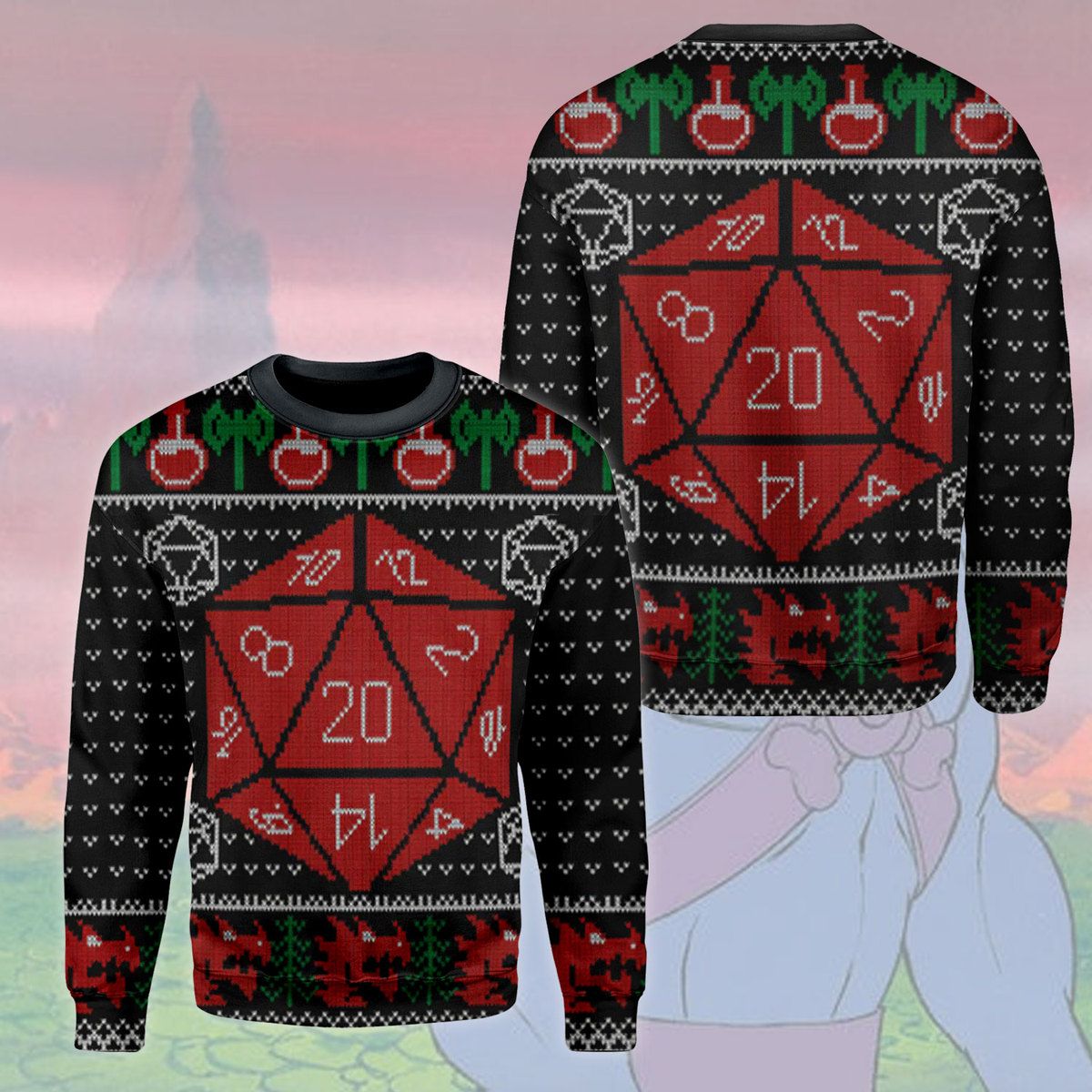 DD Ugly Christmas Sweater - Wonder Print Shop