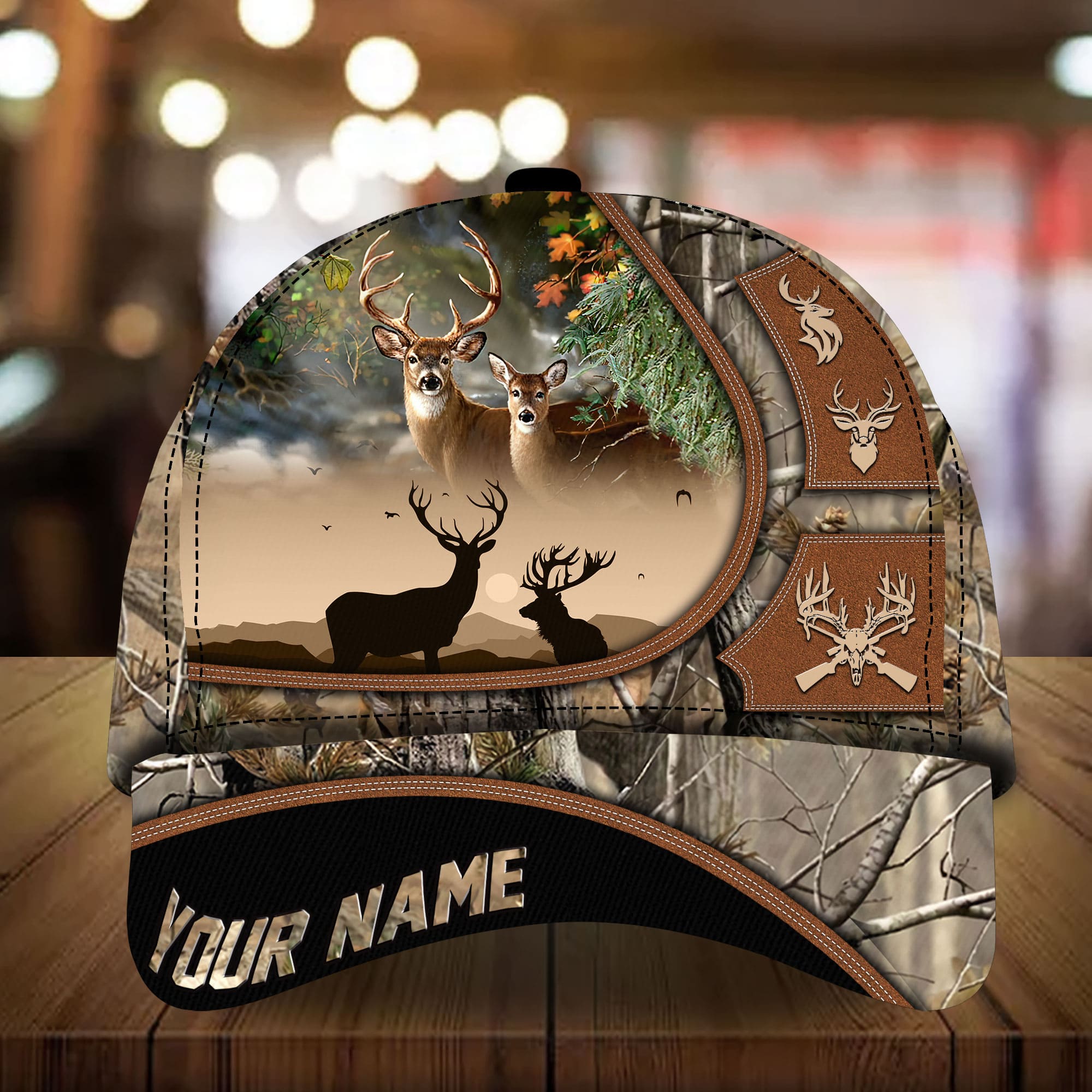 premium-unique-deer-hunting-cap-multicolor-best-gift-for-deer-lover-personalized