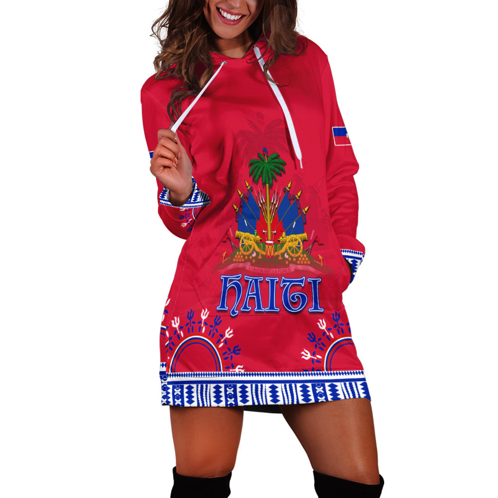 Haiti Hoodie Dress Dashiki Style Gorgeous LT13 - Wonder Print Shop
