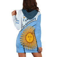 Argentina Football 2022 Hoodie Dress Champions Blue Sky May Sun LT13 - Wonder Print Shop