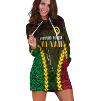 Vanuatu Indigenous Hoodie Dress Proud To Be Ni Vanuatu Polynesian Pattern LT13 - Wonder Print Shop