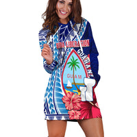 (Custom Personalised) Guam Chamorro Hoodie Dress Happy Liberation Day Latte Stone LT13 - Wonder Print Shop