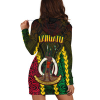 Vanuatu Indigenous Hoodie Dress Proud To Be Ni Vanuatu Polynesian Pattern LT13 - Wonder Print Shop