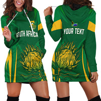 (Custom Personalised) South Africa Cricket Hoodie Dress Proteas Champion LT13 - Wonder Print Shop
