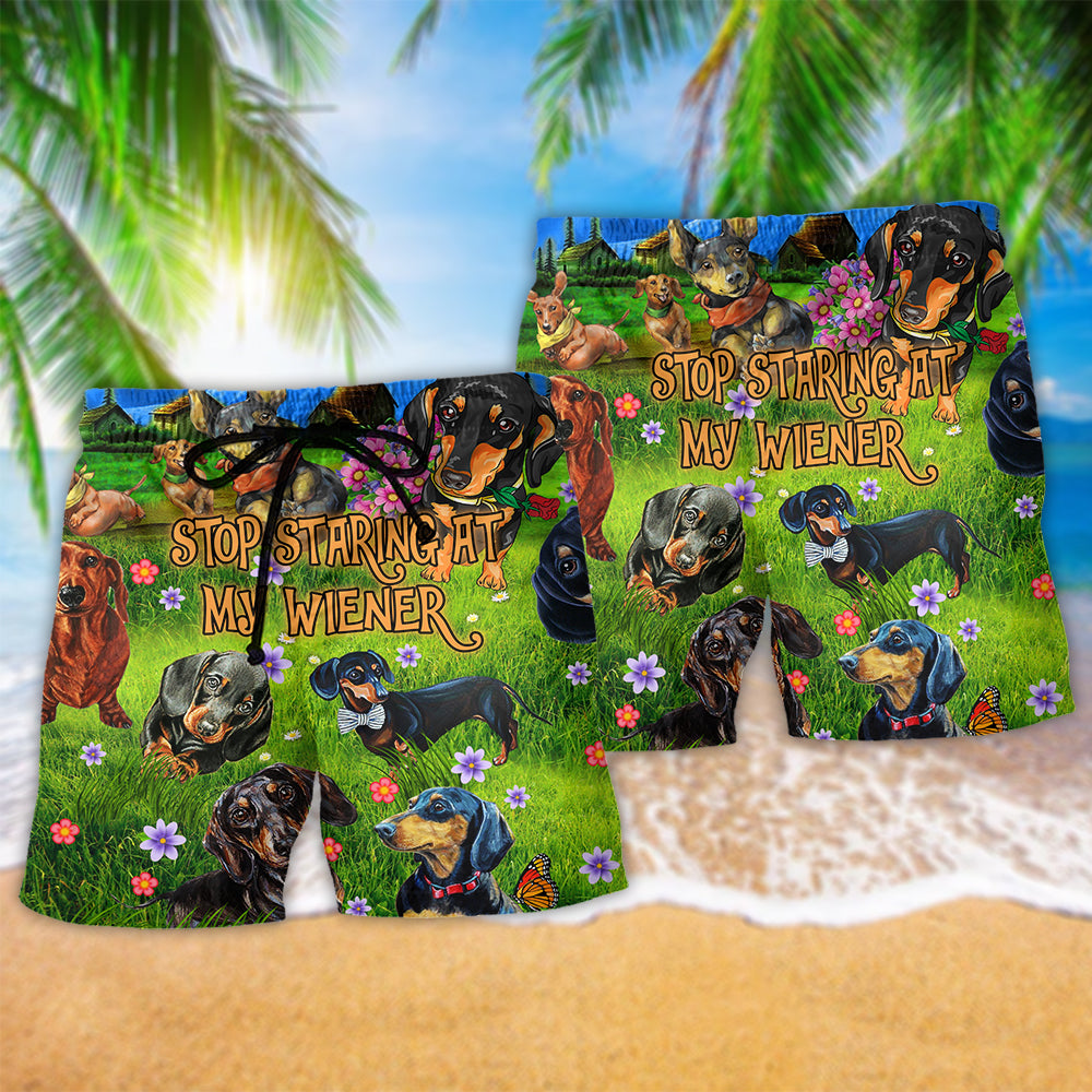 dachshund-dog-stop-staring-at-my-wiener-dachshund-hawaiian-shorts