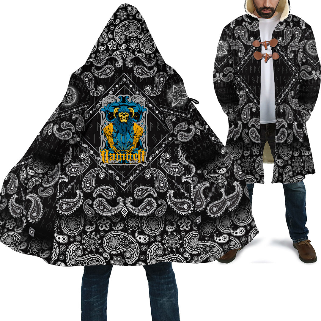 viking-cloak-damned-with-bandana-paisley-style