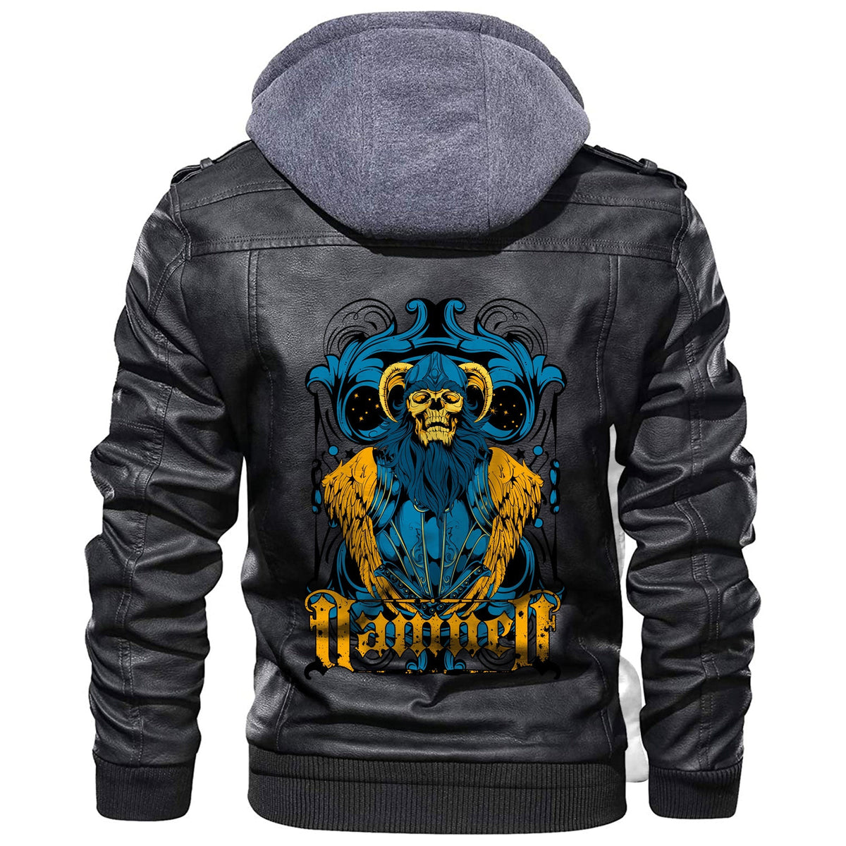 Viking Damned Leather Jacket RLT12 - Wonder Print Shop