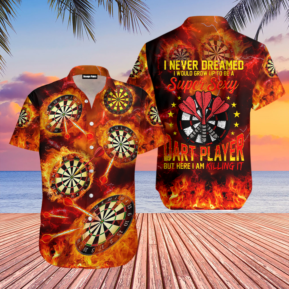 Darts Love it Hawaiian Shirt - Wonder Print Shop