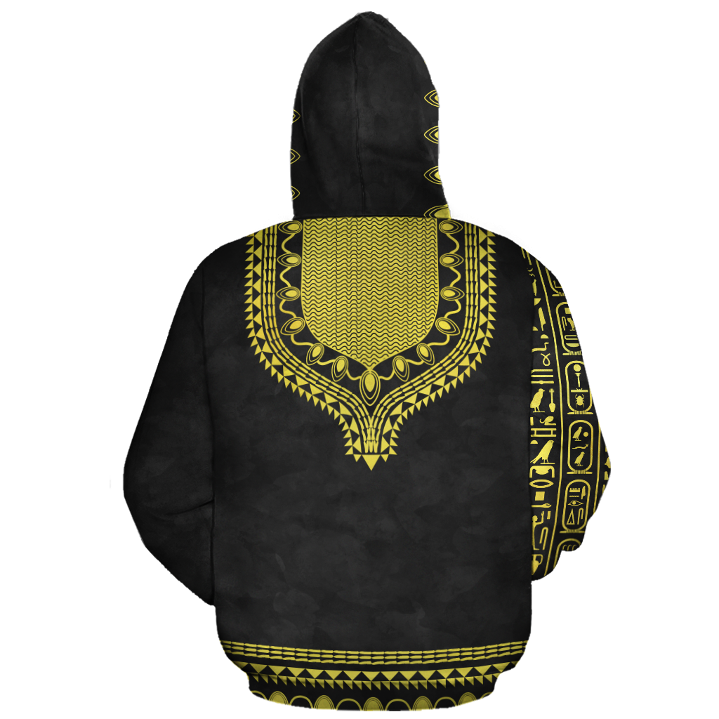 African Hoodie Printed Dashiki Ankh Hoodie - Wonder Print Shop
