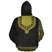 African Hoodie Printed Dashiki Ankh Hoodie - Wonder Print Shop