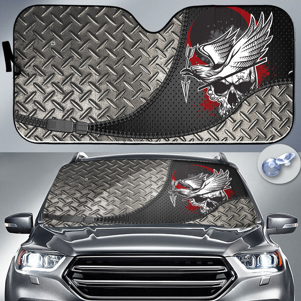 viking-auto-sun-shades-dead-skull-with-crow-auto-sun-shades