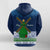 Christmas Sinterklass With Windmill Hoodie Netherlands Delft Pattern - Wonder Print Shop