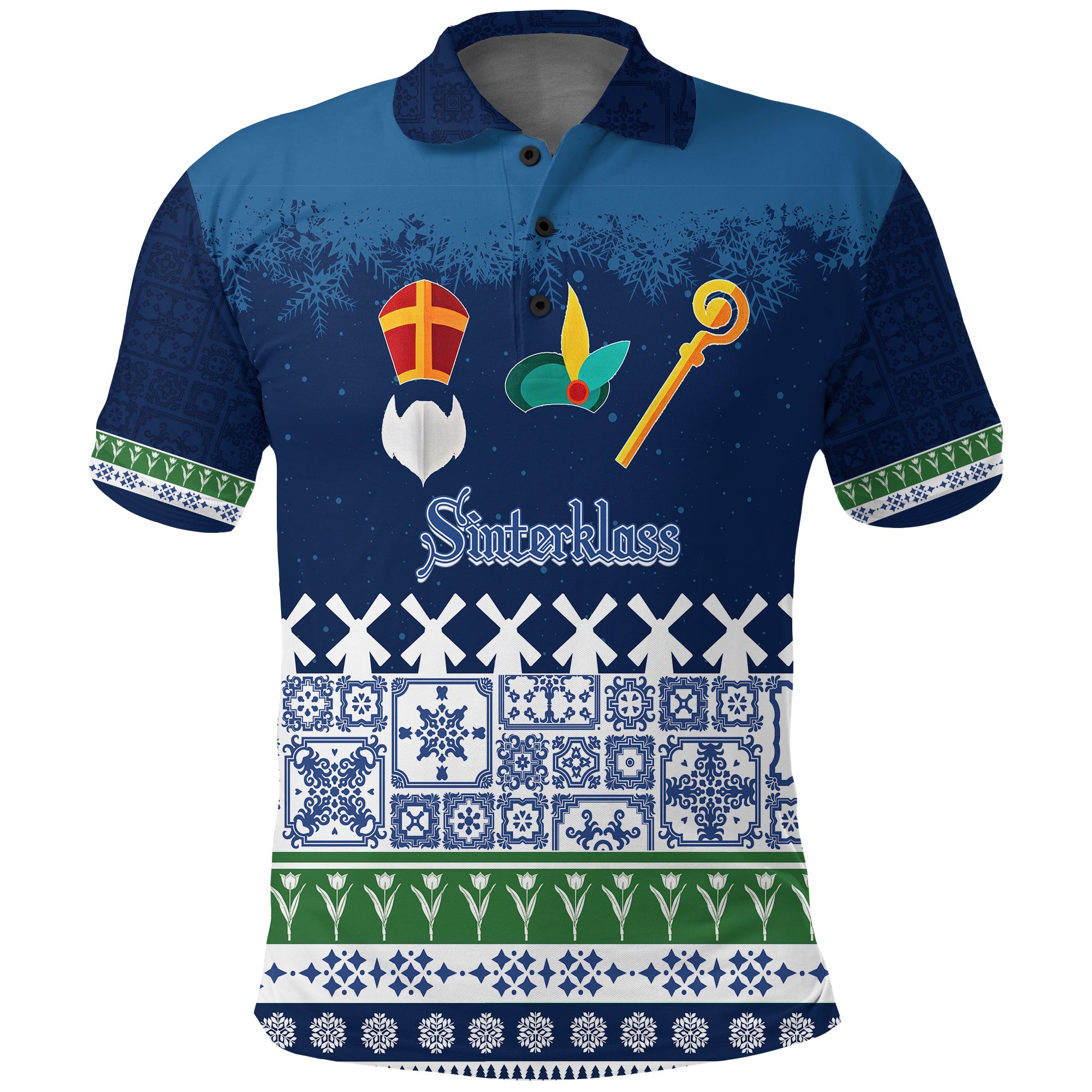 christmas-sinterklass-with-windmill-polo-shirt-netherlands-delft-pattern