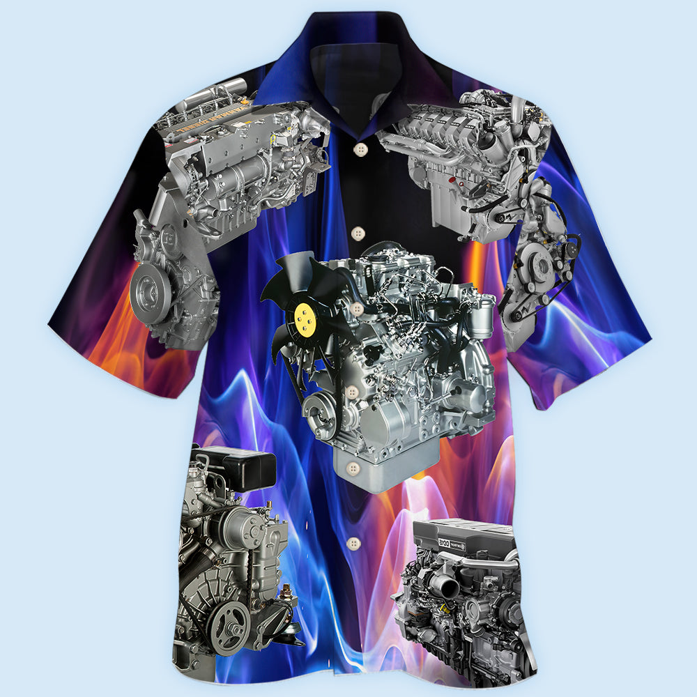 Engine Diesel Engine Amazing Hawaiian Shirt - Wonder Print Shop