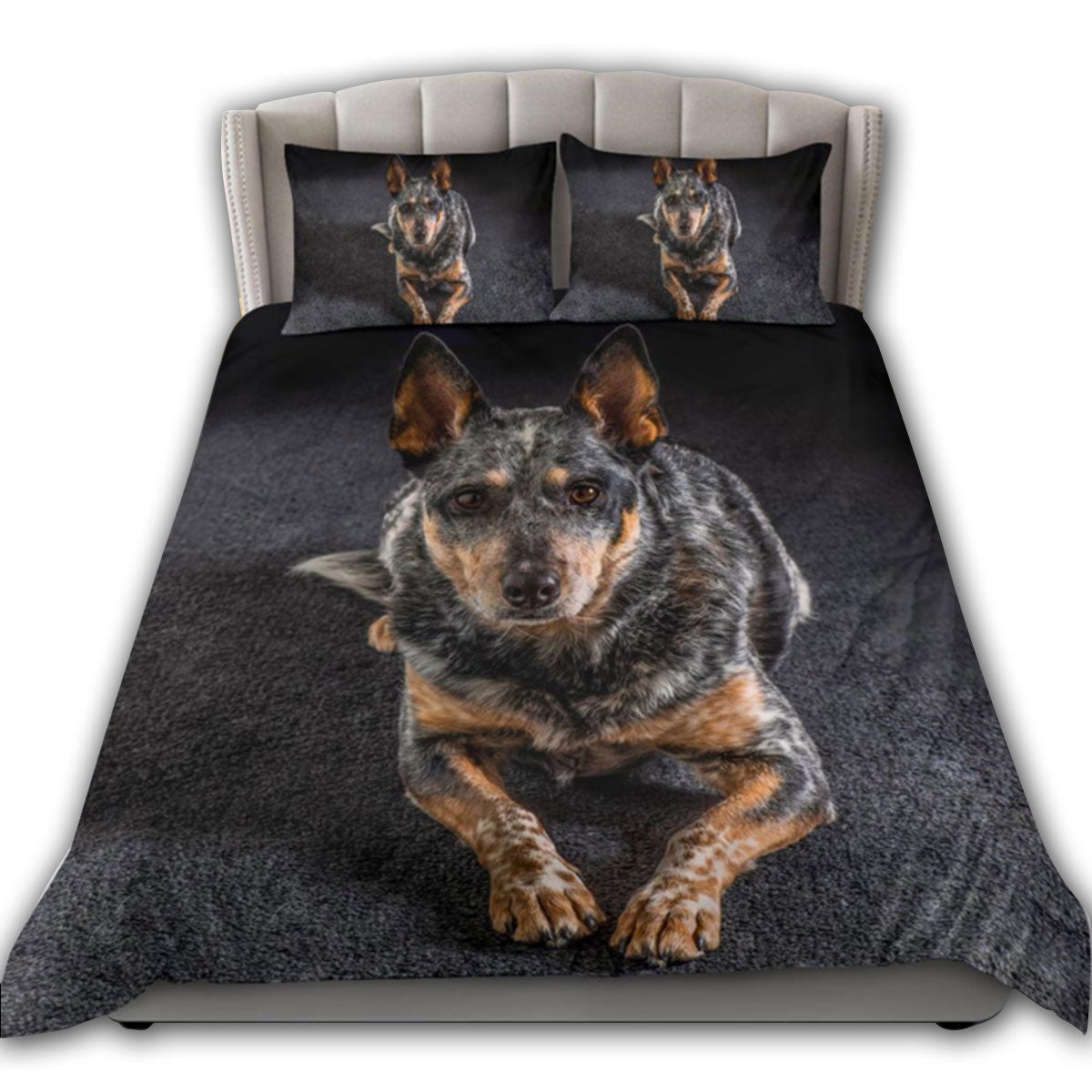 Australian Cattle Dog Goodnight Heeler Bedding Set - Wonder Print Shop