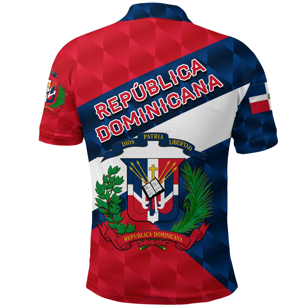 Dominican Republic Polo Shirt Sporty Style LT8 - Wonder Print Shop