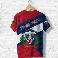 Custom Dominican Republic T Shirt Sporty Style LT8 - Wonder Print Shop