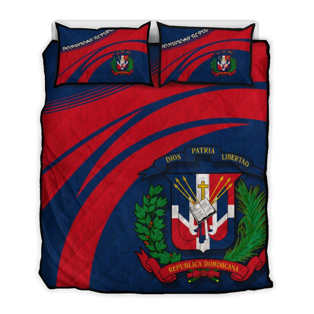 dominican-republic-coat-of-arms-quilt-bed-set-cricket