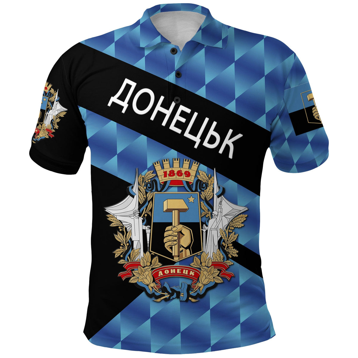 Ukraine Donetsk Polo Shirt Sporty Style LT8 - Wonder Print Shop