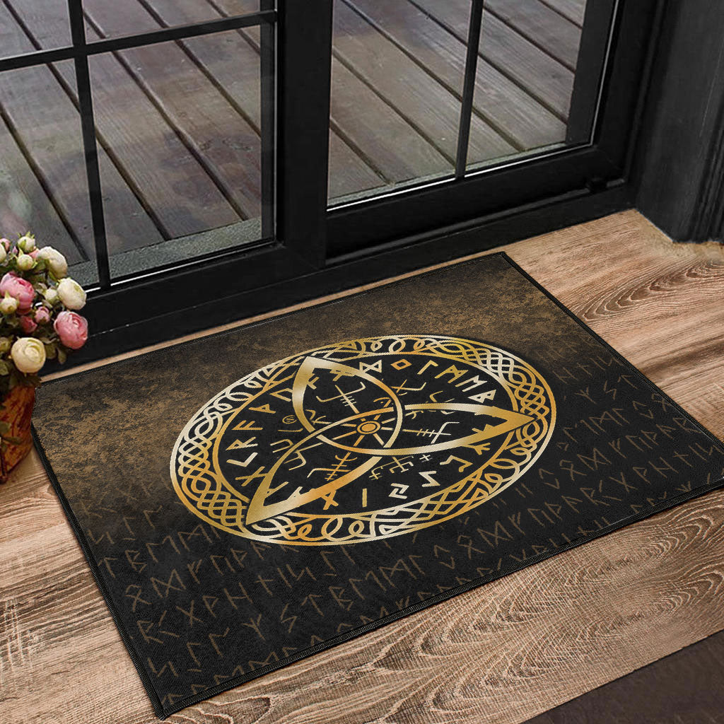 viking-door-mat-vegvisir-nordic-viking-rune-gold-version-door-mat