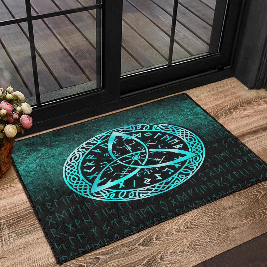 viking-door-mat-vegvisir-nordic-viking-rune-cyan-version-door-mat