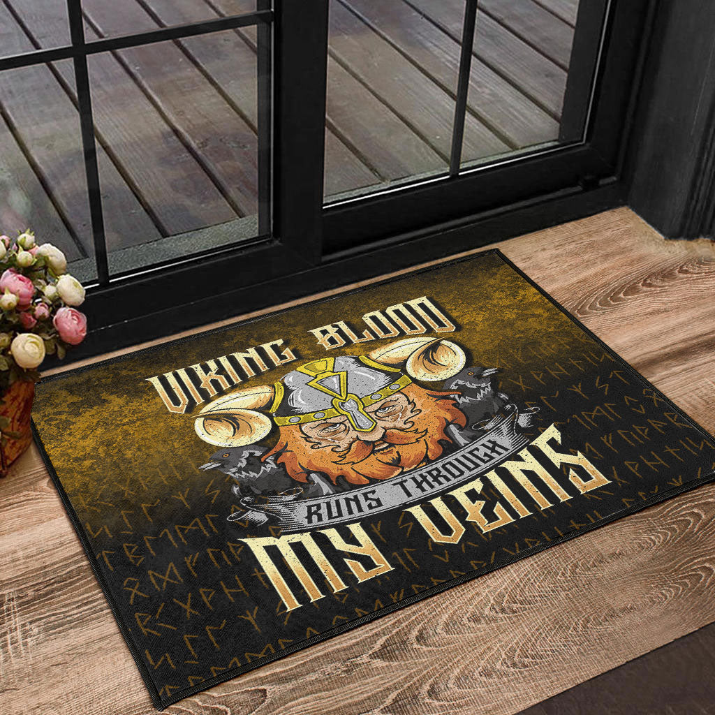 viking-door-mat-viking-blood-runs-through-my-veins-door-mat