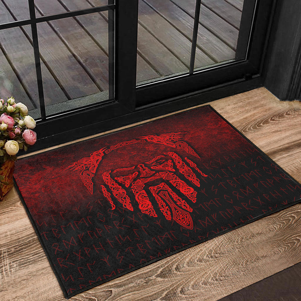 viking-door-mat-eye-of-odin-red-version-door-mat