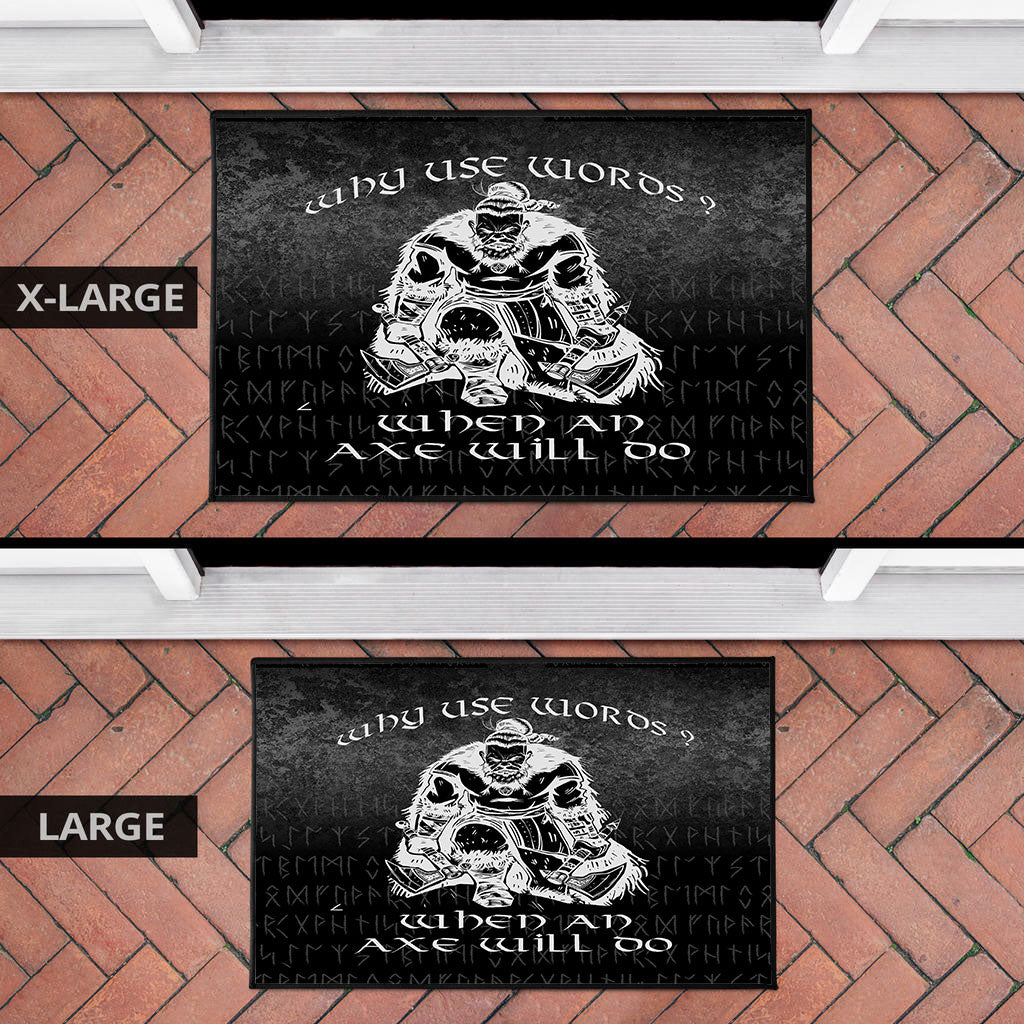 viking-door-mat-why-use-words-when-an-axe-will-do-door-mat