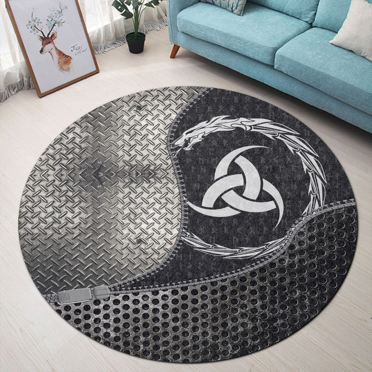 viking-carpet-dragon-triple-horn-round-carpet