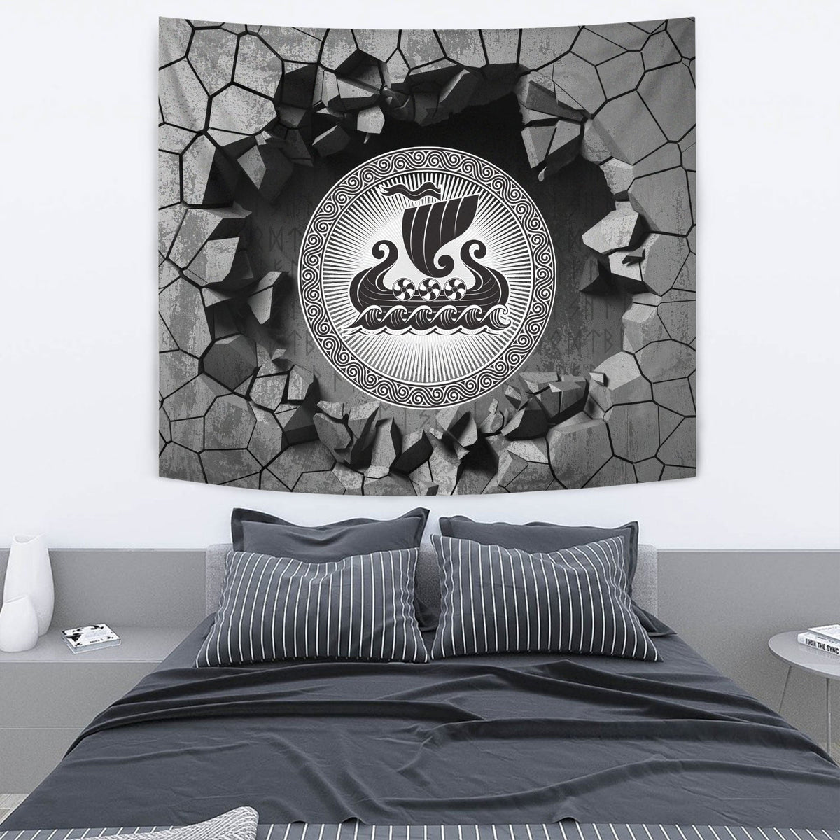 Viking Tapestry - Dragons and Celtic Tree Of Life Tapestry RLT12 - Wonder Print Shop