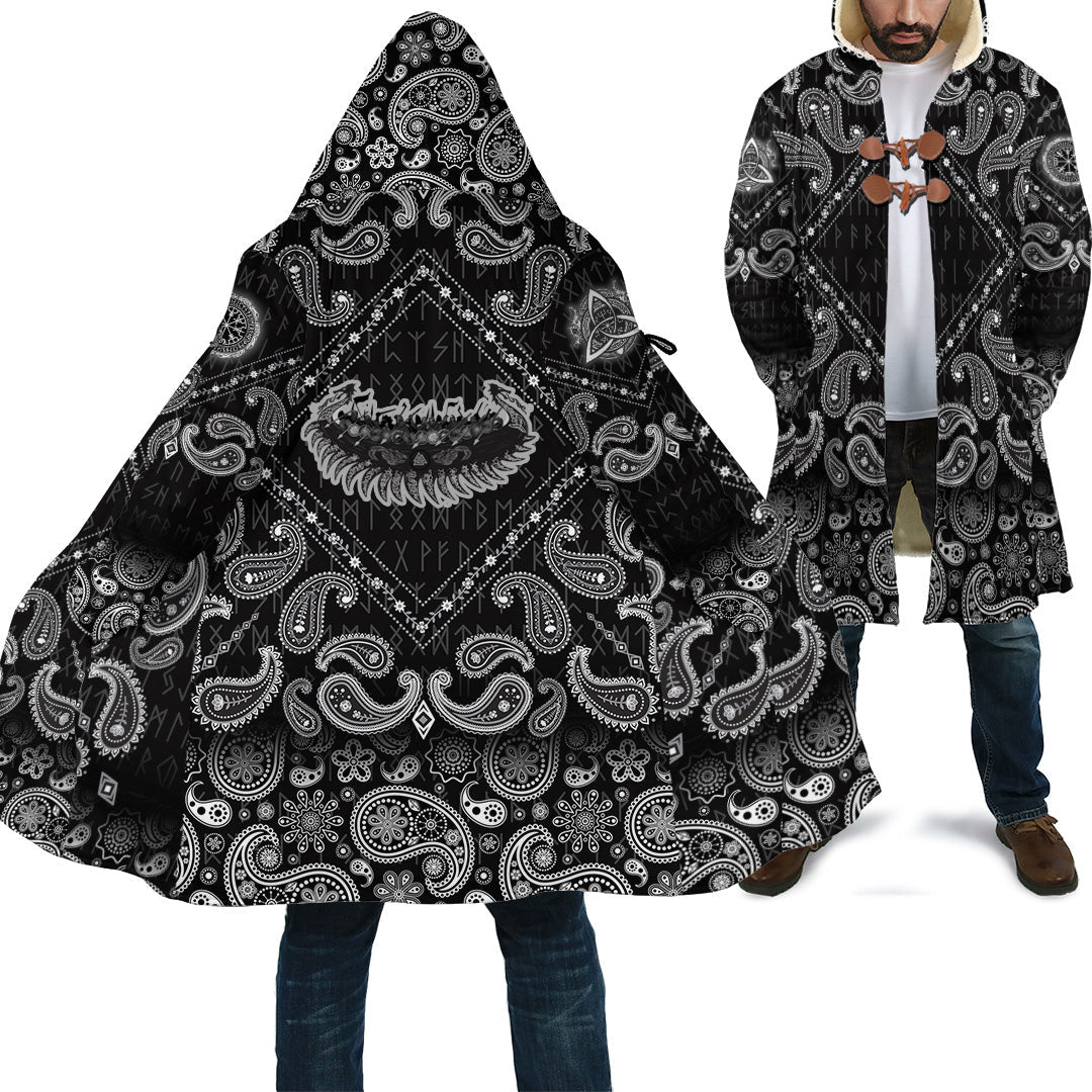 viking-cloak-drakkar-warriors-with-bandana-paisley-style