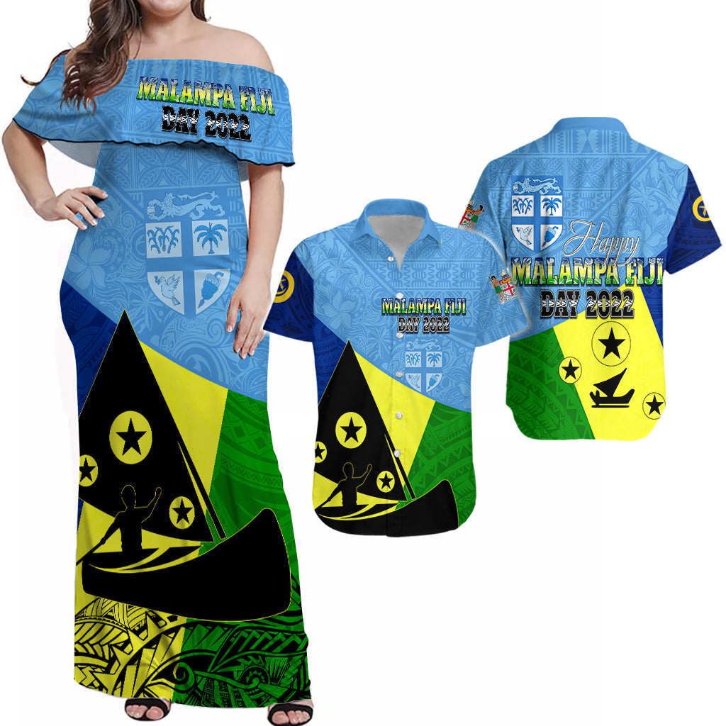 Malampa Fiji Day Matching Hawaiian Shirt And Dress Mix Tapa Style LT7 - Wonder Print Shop