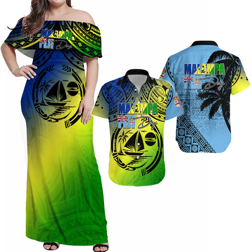 Malampa Fiji Day Matching Hawaiian Shirt And Dress Flags Mix Style LT7 - Wonder Print Shop