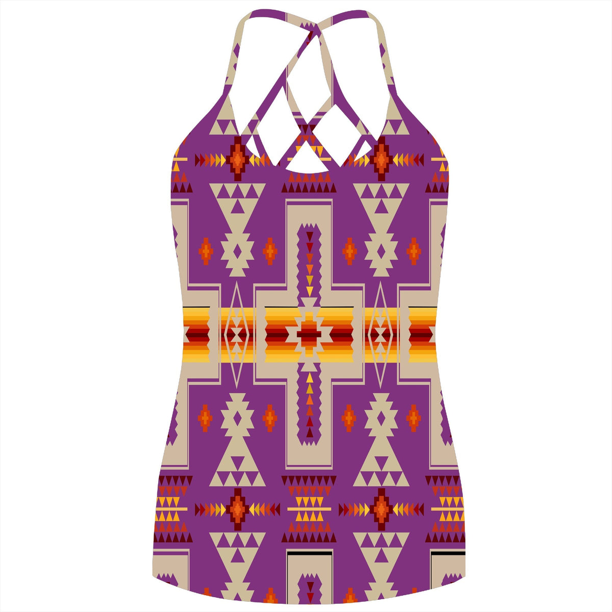 native-american-light-purple-tribe-design-criss-cross