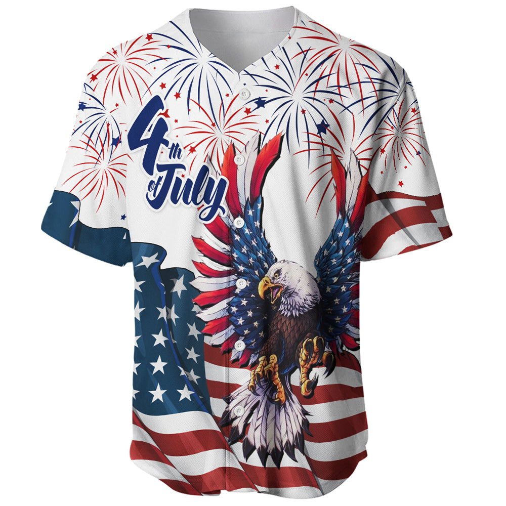 American Eagle Independence Baseball Jersey RLT12 - Wonder Print Shop