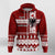 albanian-eagle-simple-style-christmas-pattern-zip-hoodie