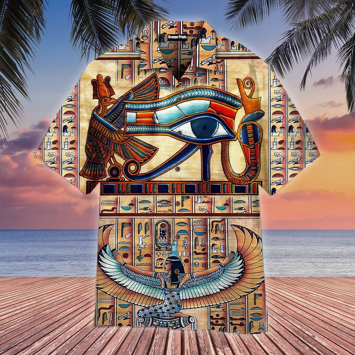 egyptian-eye-of-horus-god-hawaiian-shirt