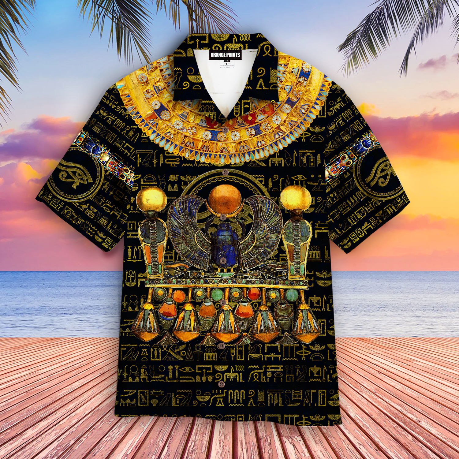 egyptian-gods-ancient-khepri-hawaiian-shirt