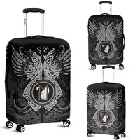 Viking Luggage Cover - Ehwaz Rune, Raven Tattoo RLT12 - Wonder Print Shop