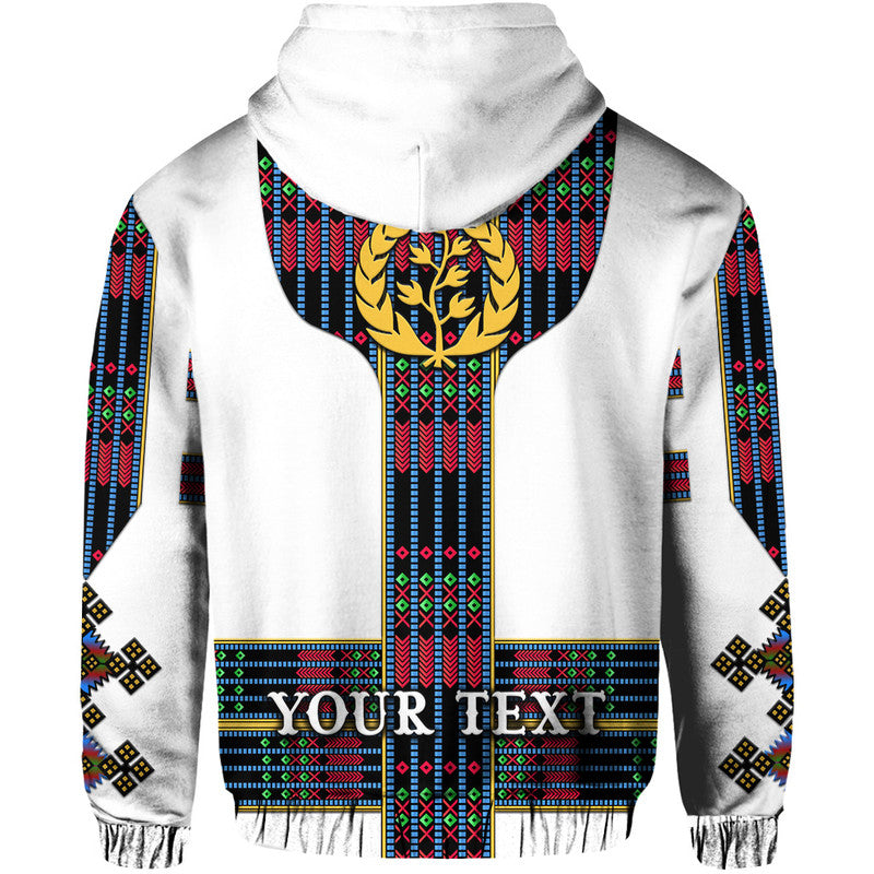 Custom Eritrea Hoodie Fancy Tibeb Vibes Flag Style LT8 - Wonder Print Shop
