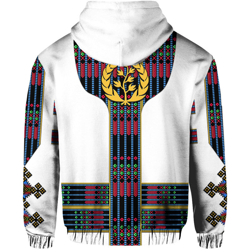 Eritrea Hoodie Fancy Tibeb Vibes Flag Style LT8 - Wonder Print Shop