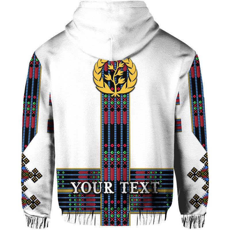 Custom Eritrea Hoodie Fancy Simple Tibeb Style Flag Style LT8 - Wonder Print Shop